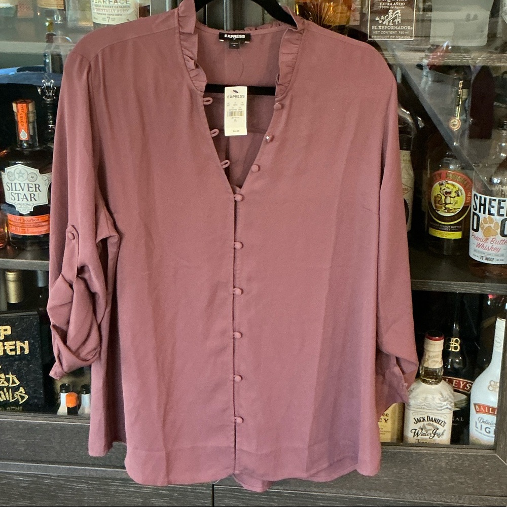 Express Women's Mauve Blouse
